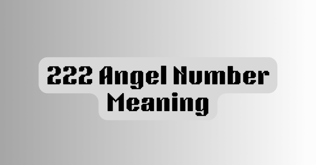 The Powerful Meaning of 222 Angel Number and What It Means for Your Life