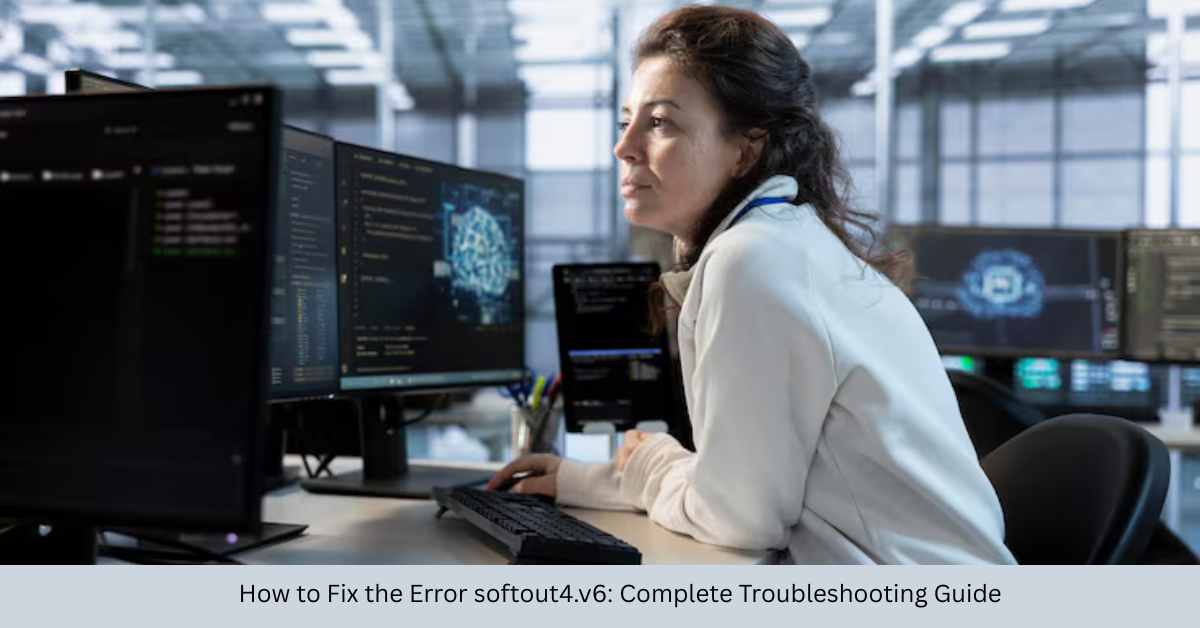 How to Fix the Error softout4.v6: Complete Troubleshooting Guide